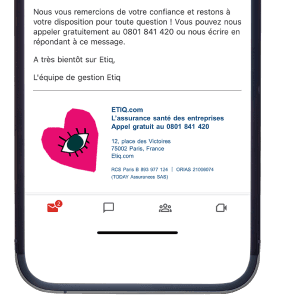 exemple iphone email